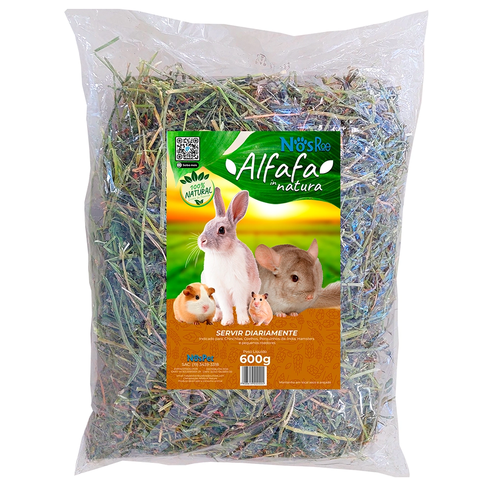 Alfafa Nosroe Em Rama 600 Gr