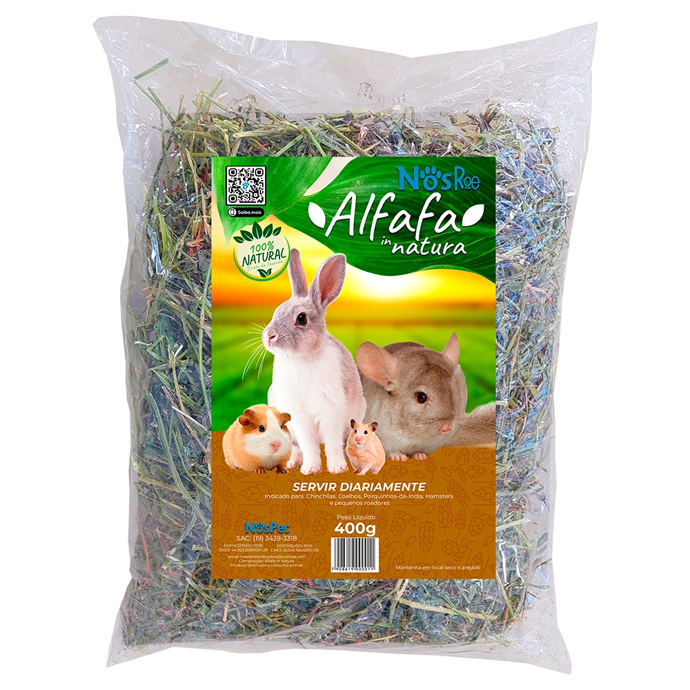 Alfafa Nosroe Em Rama 400 Gr