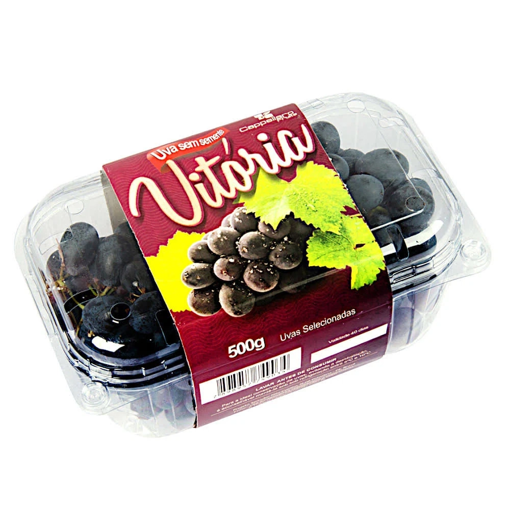 Hf Uva Vitoria Preta S/semente 500g