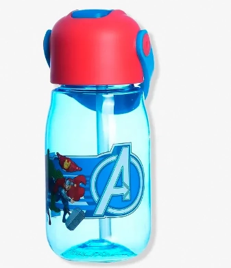 Garrafa Flip Infantil 400ml Avengers Ean :7908623017838