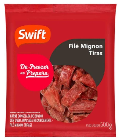 Tiras De File Mignon Bov Swift Mais 500g