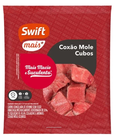 Coxao Mole Bov Swift Cubos Mais 500g