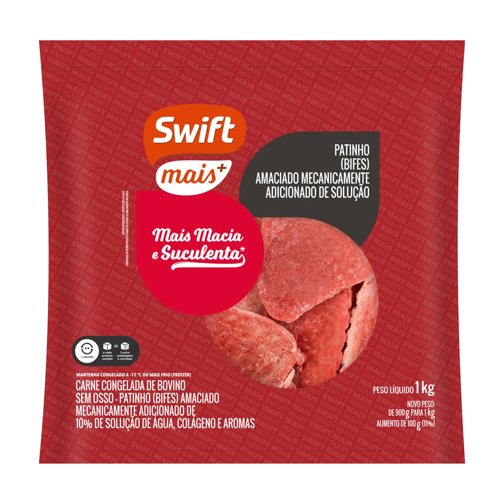 Patinho Bov Bife Swift 1kg