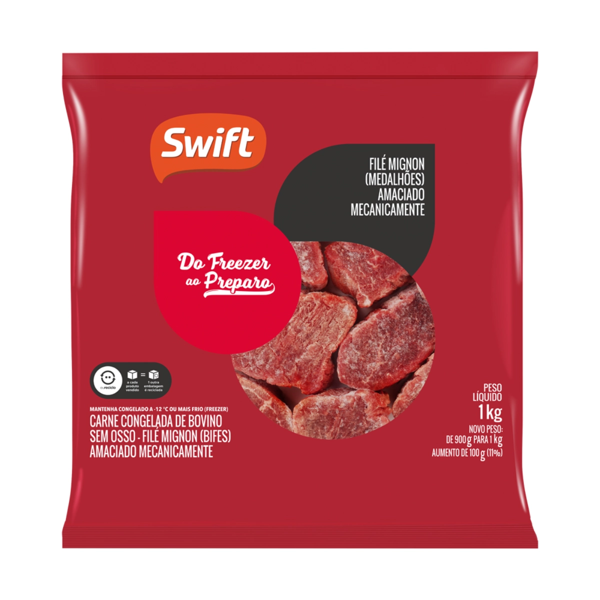 Medalhao De File Mignon Bov Swift 1kg