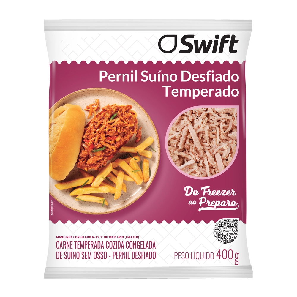 Pernil Suino Desfiado Swift 400g