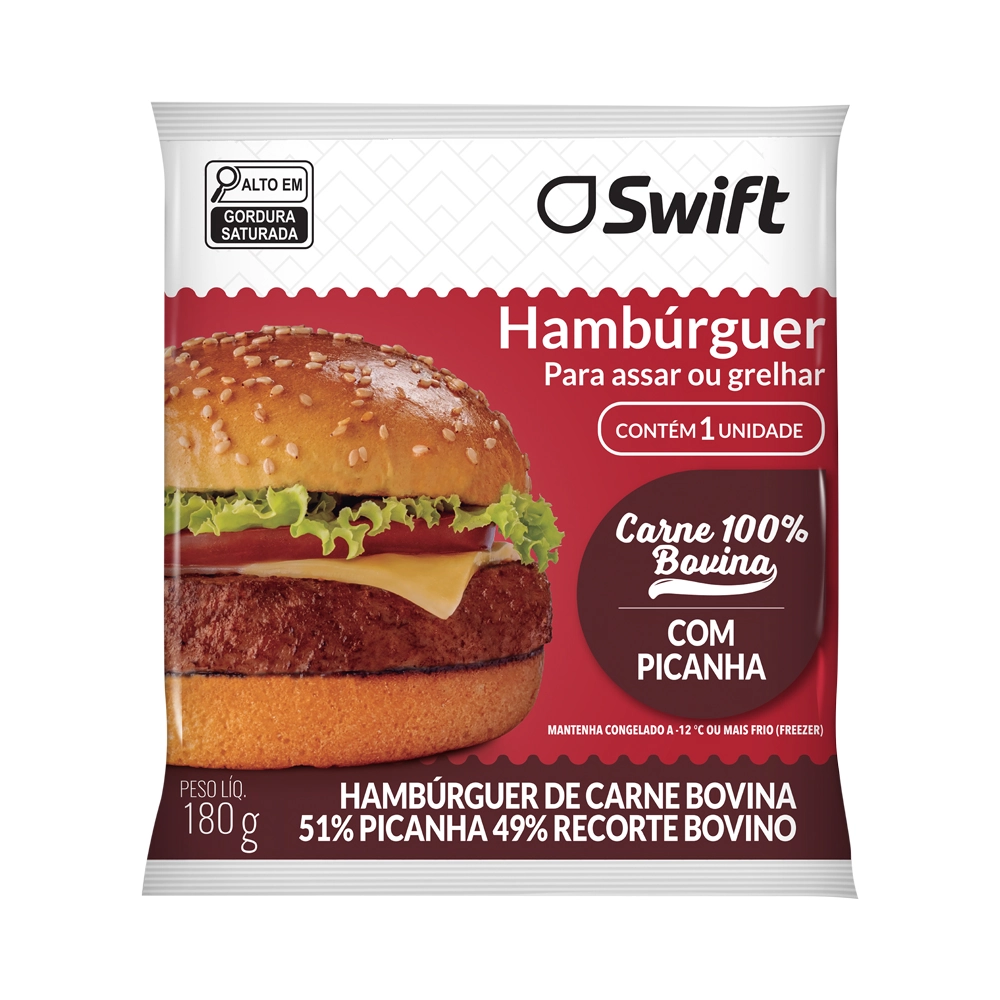 Hamburguer De Picanha Swift 180g
