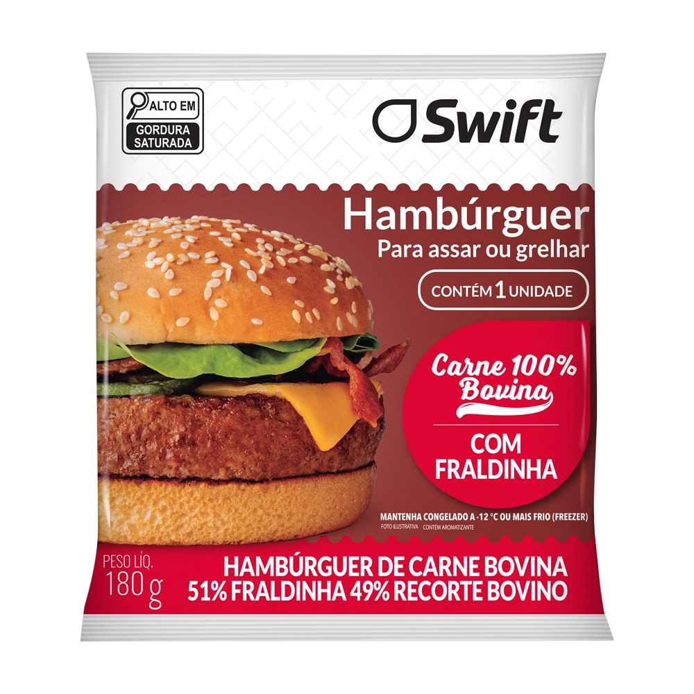 Hamburguer De Fraldinha Swift 180g