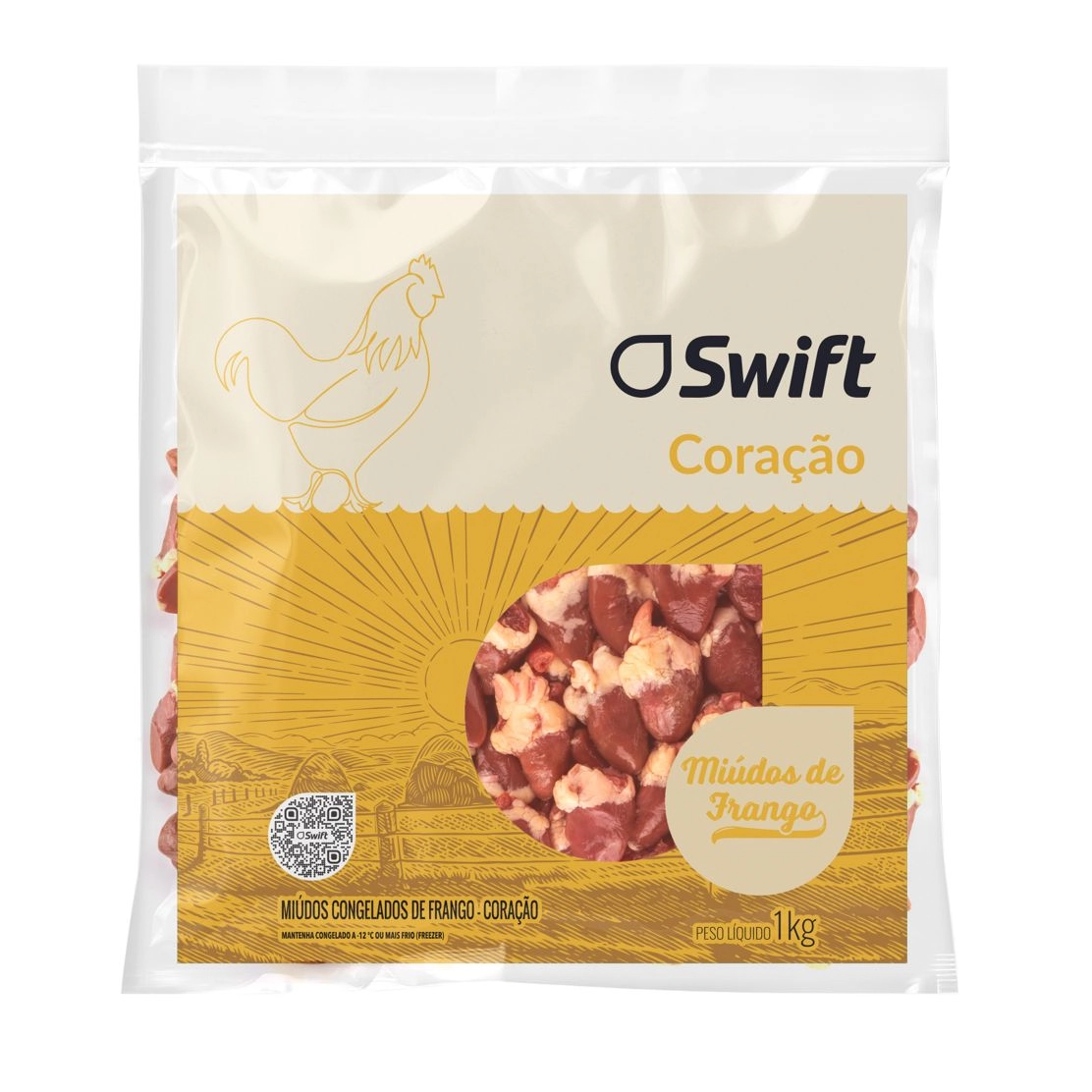 Coracao Frango Pct Swift 1kg