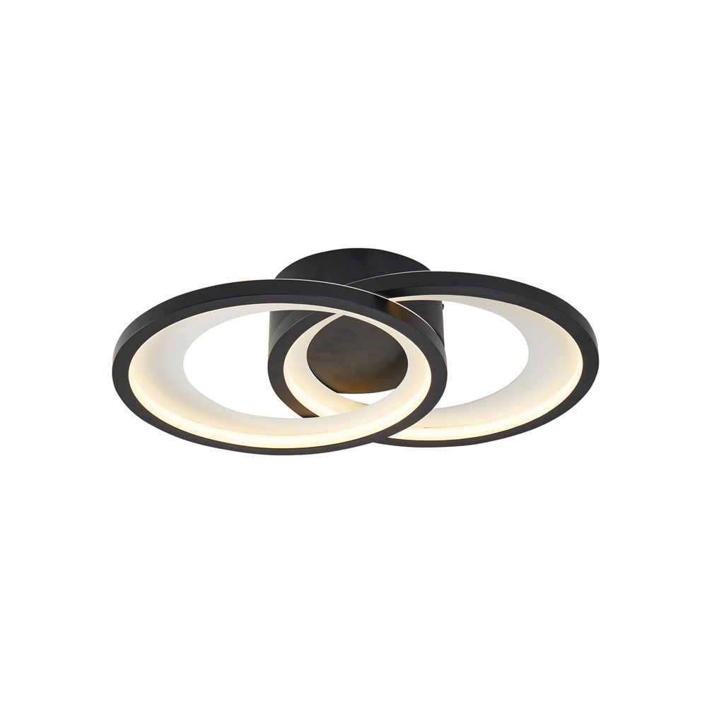 Plafon Nordecor Zahal Eli 2514 Led Bivolt Preto