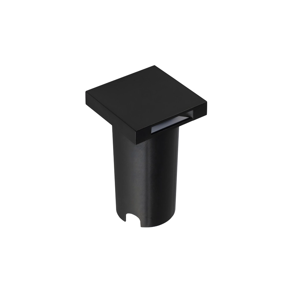 Embutido De Solo Led Nordecor Eran 1w Bivolt Preto 3000k Luz Amarela