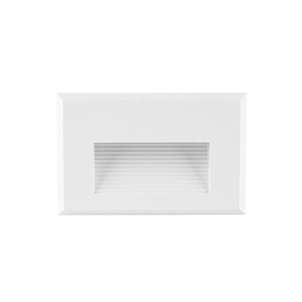 Balizador Embutir Retangular 2w 3000k 100lm Ip65 Branco-mbled