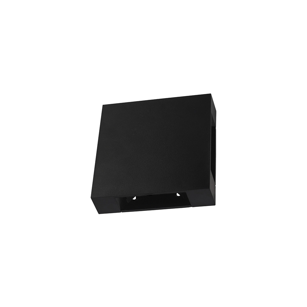 Arandela Nordecor Niere 16w Led Bivolt Preto 3000k Luz Amarela 2662