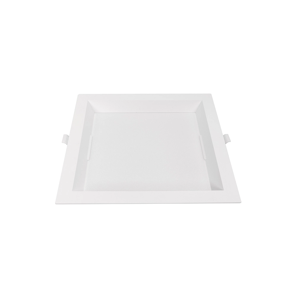 Painel De Led Nordecor Quadrado Kais De Embutir Recuado 18w Bivolt Branco 6500k Luz Branca 4193