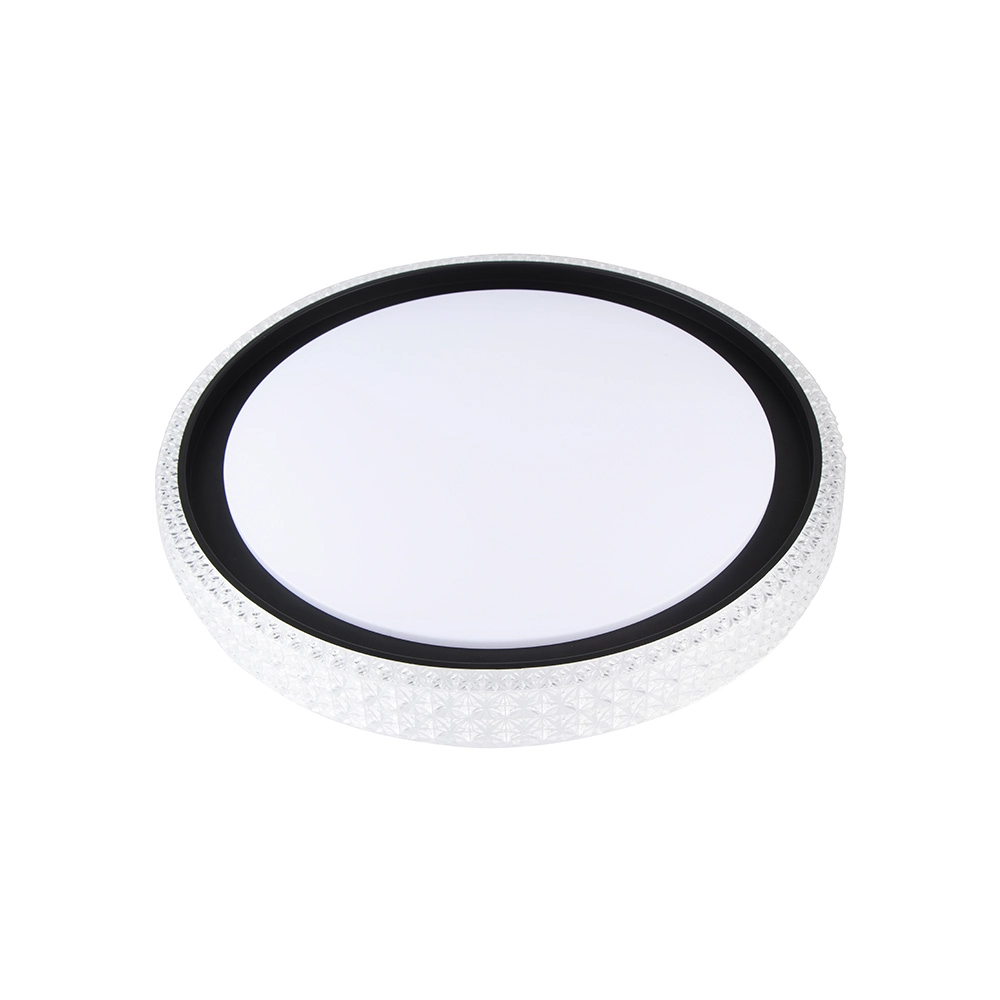 Plafon Nordecor Kenle 2664 Redondo Led Bivolt Preto Preto 2664