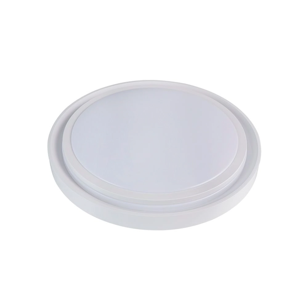 Plafon Nordecor Zony Redondo 2669 Led Bivolt Branco Branco - Ajustável