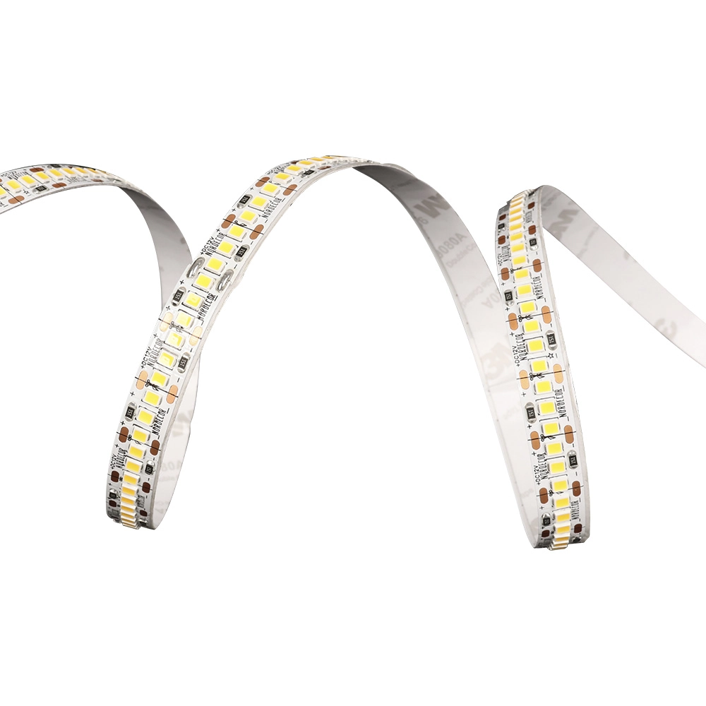 Fita De Led Nordecor Com 50 Metros 240leds/m 20w 12v 3000k Luz Amarela 7206