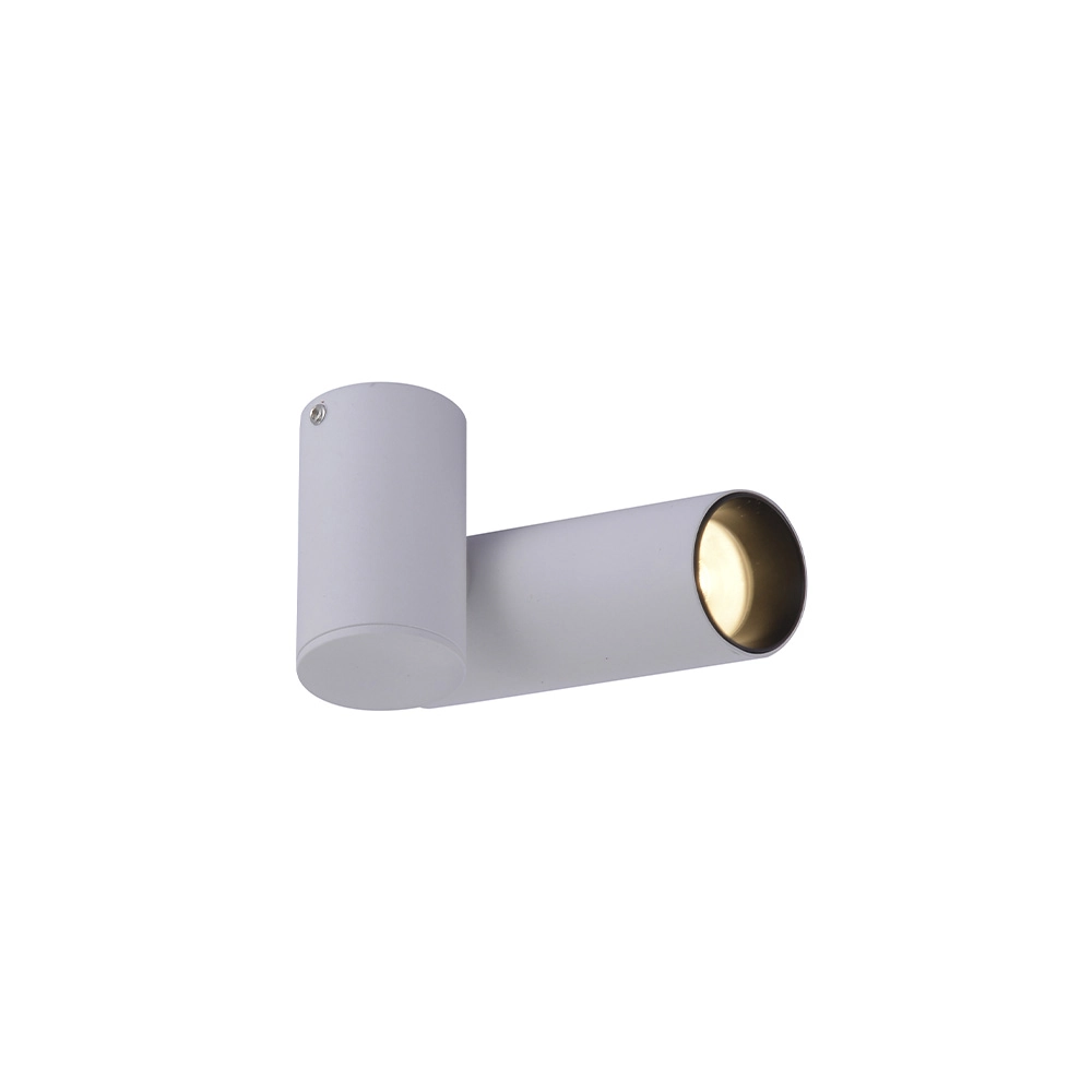 Spot Direcionável De Sobrepor Nordecor Kona Gin Led Alto Irc 97 3w Bivolt Branco 2700k Luz Amarela
