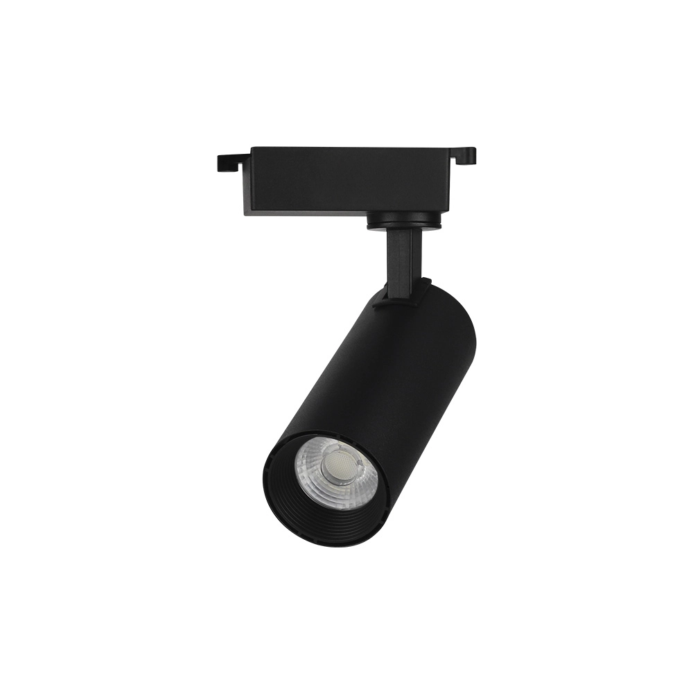 Spot Direcionável Para Trilho Eletrificado Nordecor Nize 15w Bivolt Preto 3000k Luz Amarela 6479