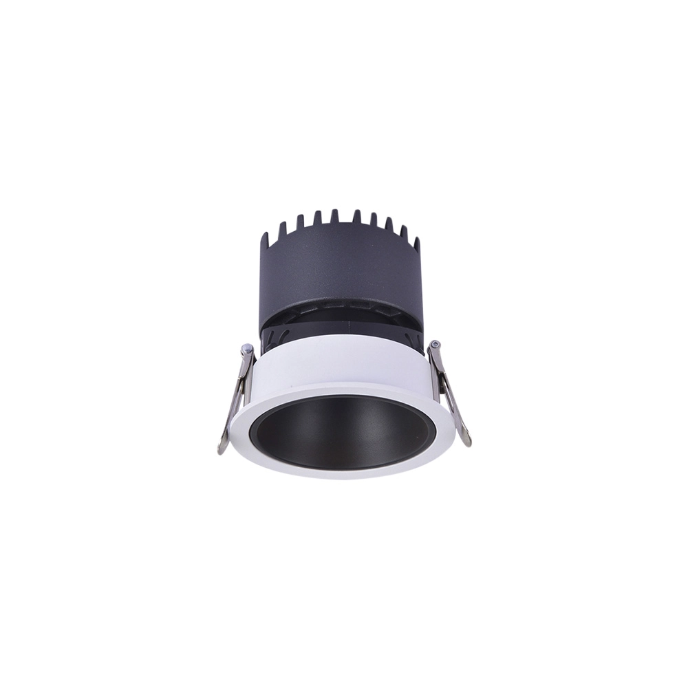 Spot De Embutir Nordecor Zagle Redondo Led Alto Irc 97 10w Bivolt Branco 2700k Luz Amarela