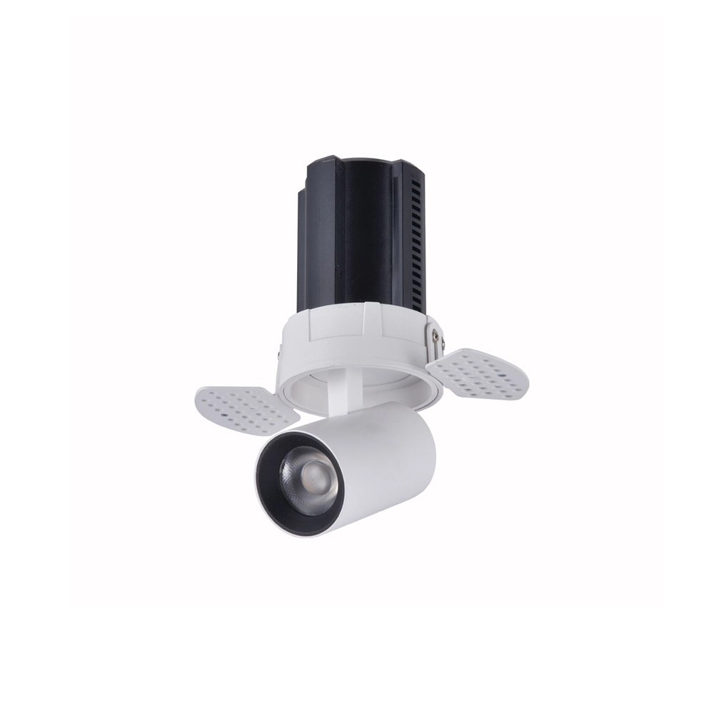 Spot Embutir Redondo Retrátil Aiva No Frame Irc97 24°sof 12w 2700k Br-nordecor