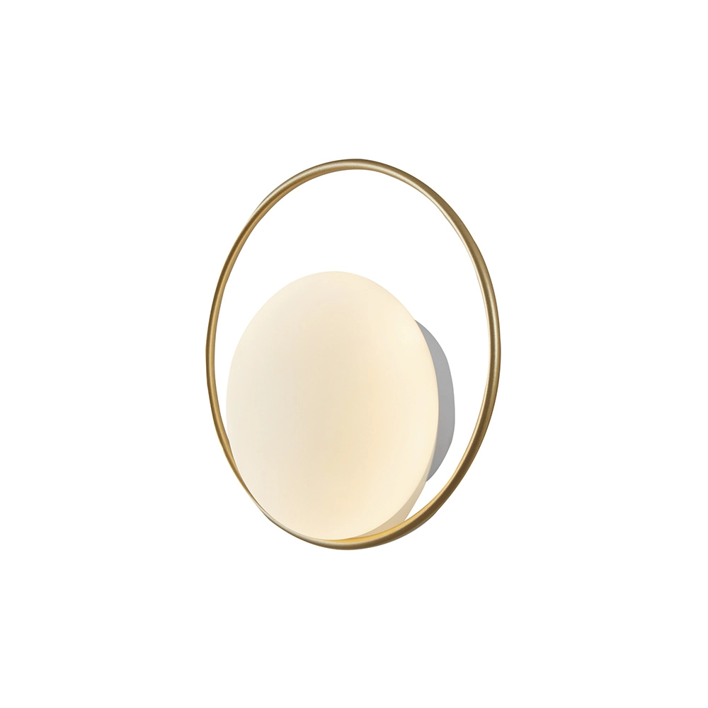 Arandela Nordecor Niza 6w Led Bivolt Dourado Fosco