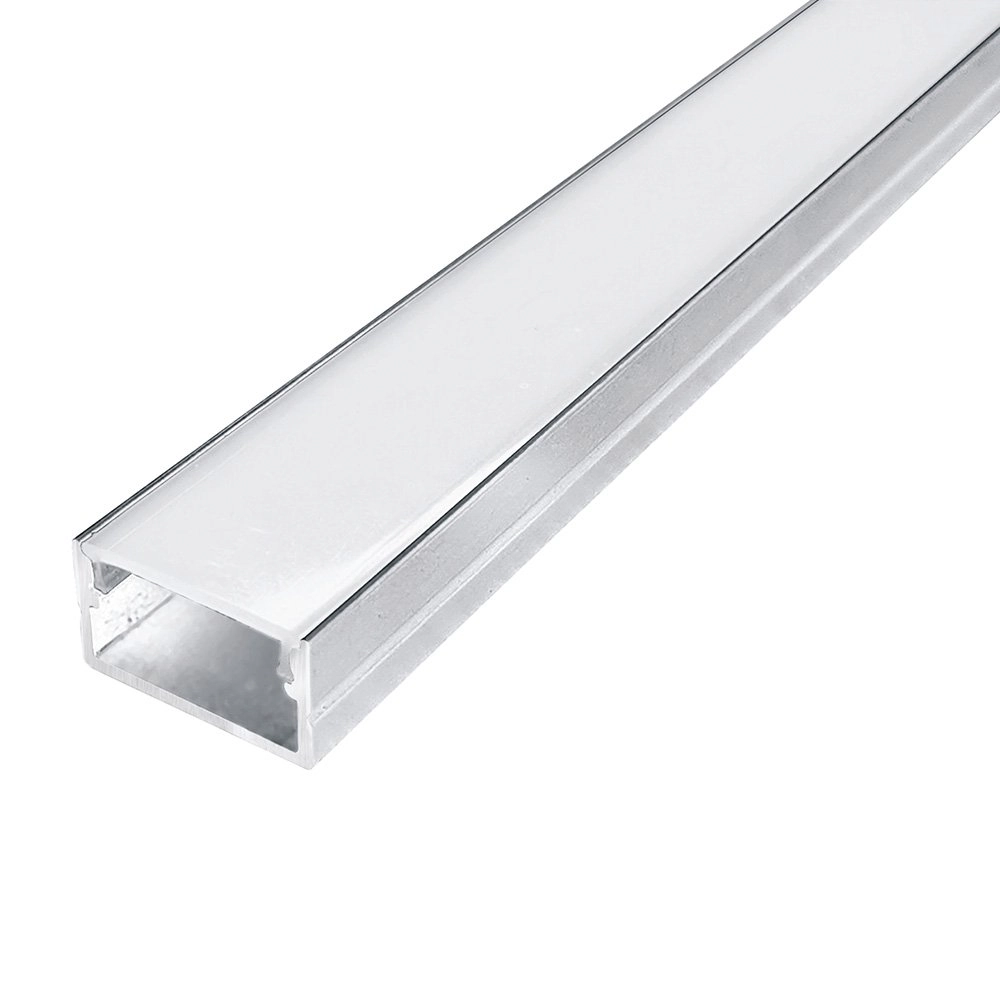 Perfil De Sobrepor Para Fita Led Nordecor 20mm Branco - 3 Metros