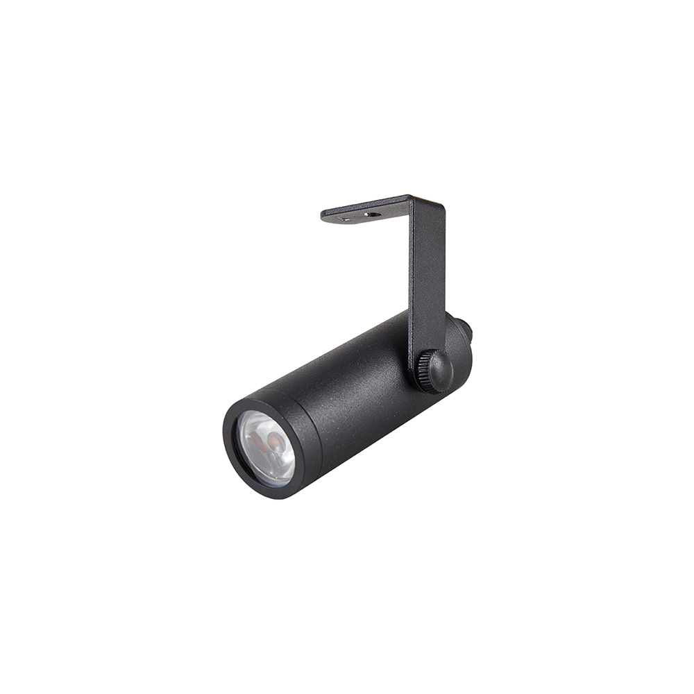 Spot De Sobrepor Para Jardim Nordecor Gair 3w Led Bivolt Preto 3000k Luz Amarela 6495