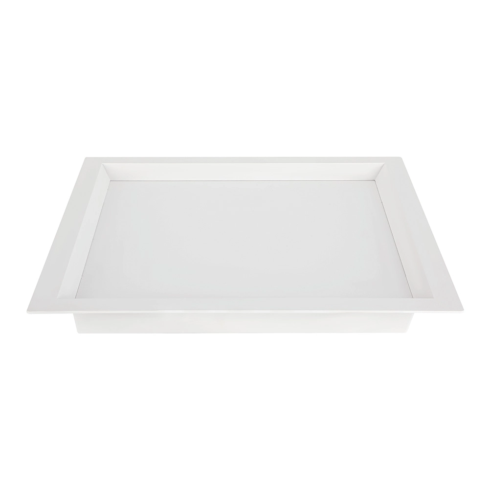 Painel De Led Nordecor Quadrado Kais De Embutir Recuado 36w Bivolt Branco 6500k Luz Branca 4263