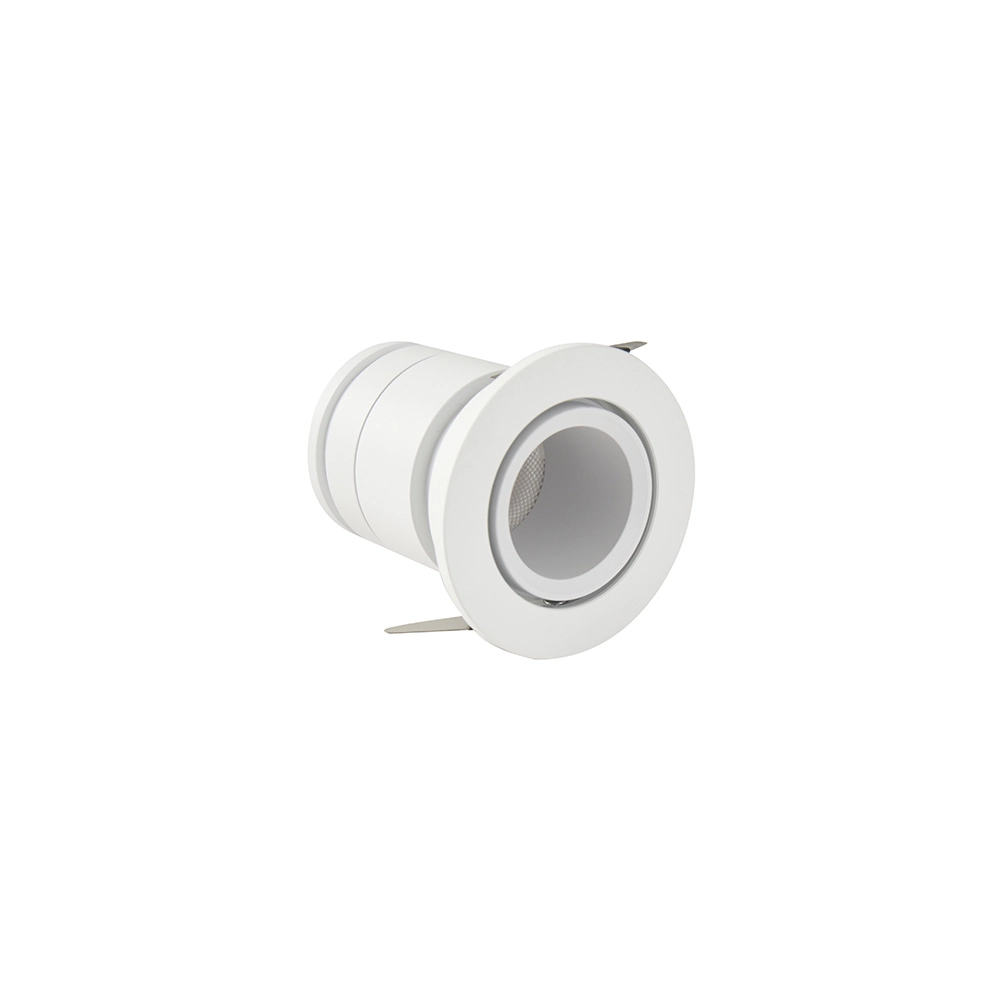 Spot De Embutir Nordecor Lun Redondo Led Alto Irc 90 5w Bivolt Branco 2700k Luz Amarela 6504
