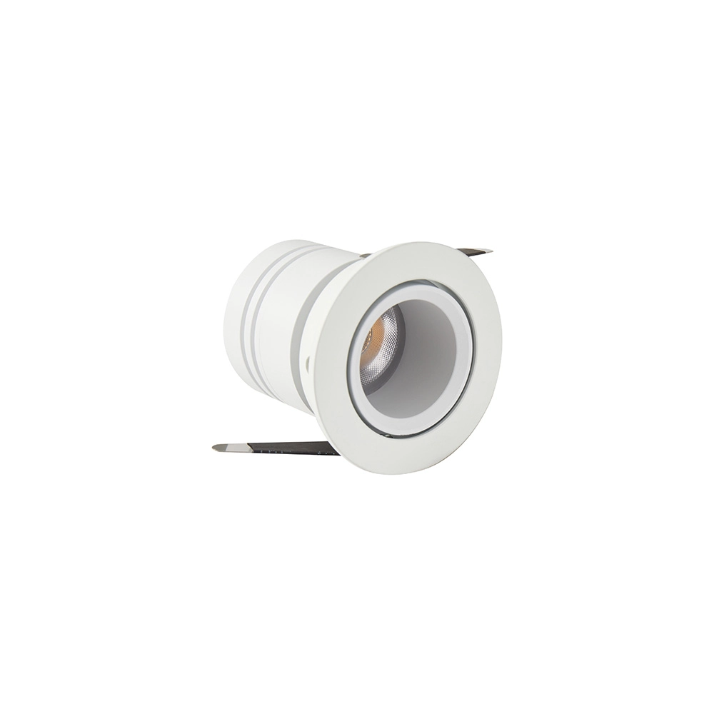 Spot De Embutir Nordecor Lun Redondo Led Alto Irc 90 10w Bivolt Branco 2700k Luz Amarela 6506