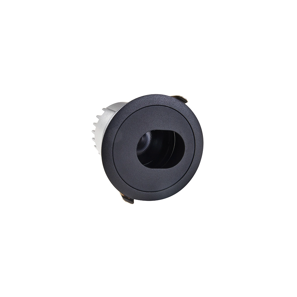 Spot De Embutir Nordecor Mayn Redondo Led Alto Irc 97 10w Bivolt Preto 2700k Luz Amarela 6511