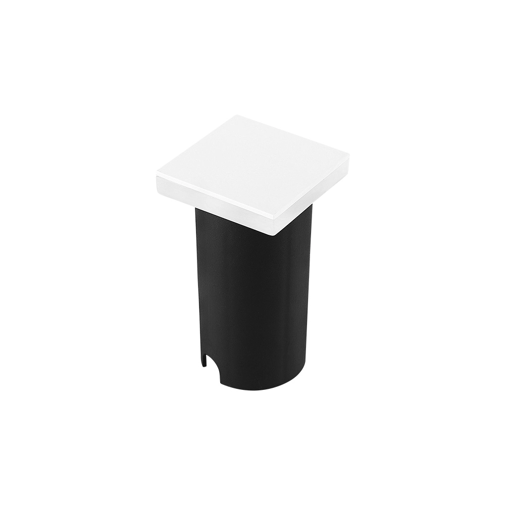 Embutido De Solo Led Nordecor Quadrado Siva 6581 1w Bivolt Branco 3000k Luz Amarela