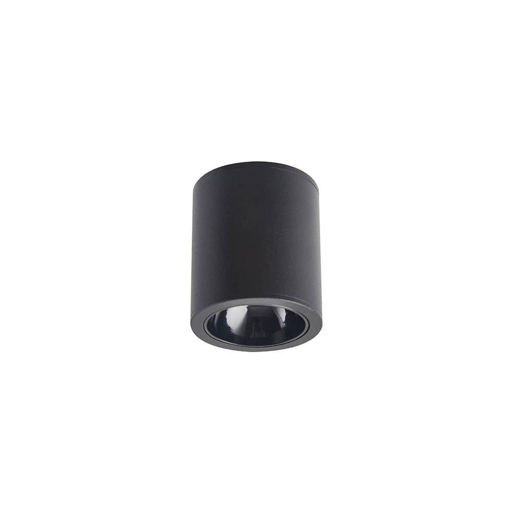 Spot De Sobrepor Nordecor Klor Gr Mini Redondo Led 5w Bivolt Preto 3000k Luz Amarela 6592
