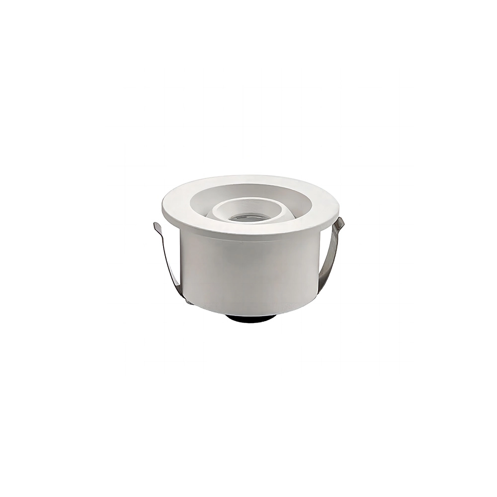 Spot De Embutir Nordecor Ollo Mini Redondo Led Alto Irc 90 3w Bivolt Branco 3000k Luz Amarela 6542