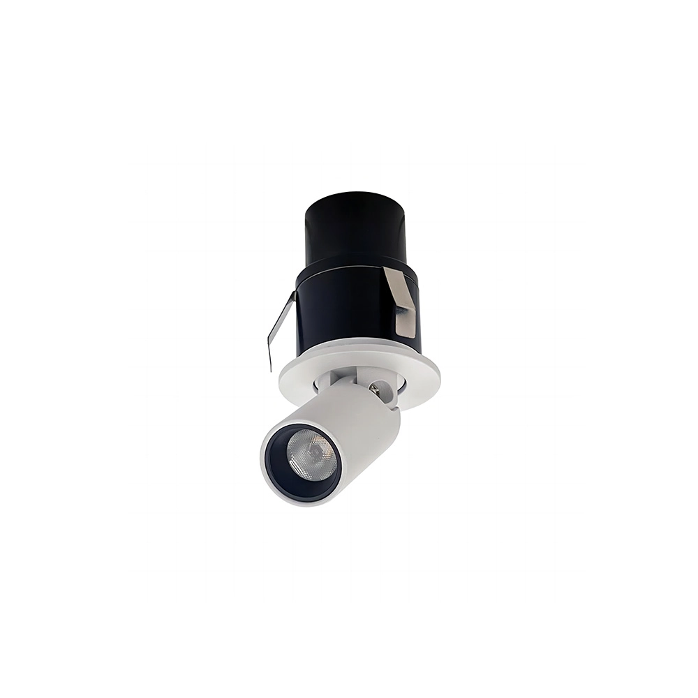 Spot De Embutir Retrátil Nordecor Mali Led Alto Irc 90 3w Bivolt Branco 3000k Luz Amarela 6544