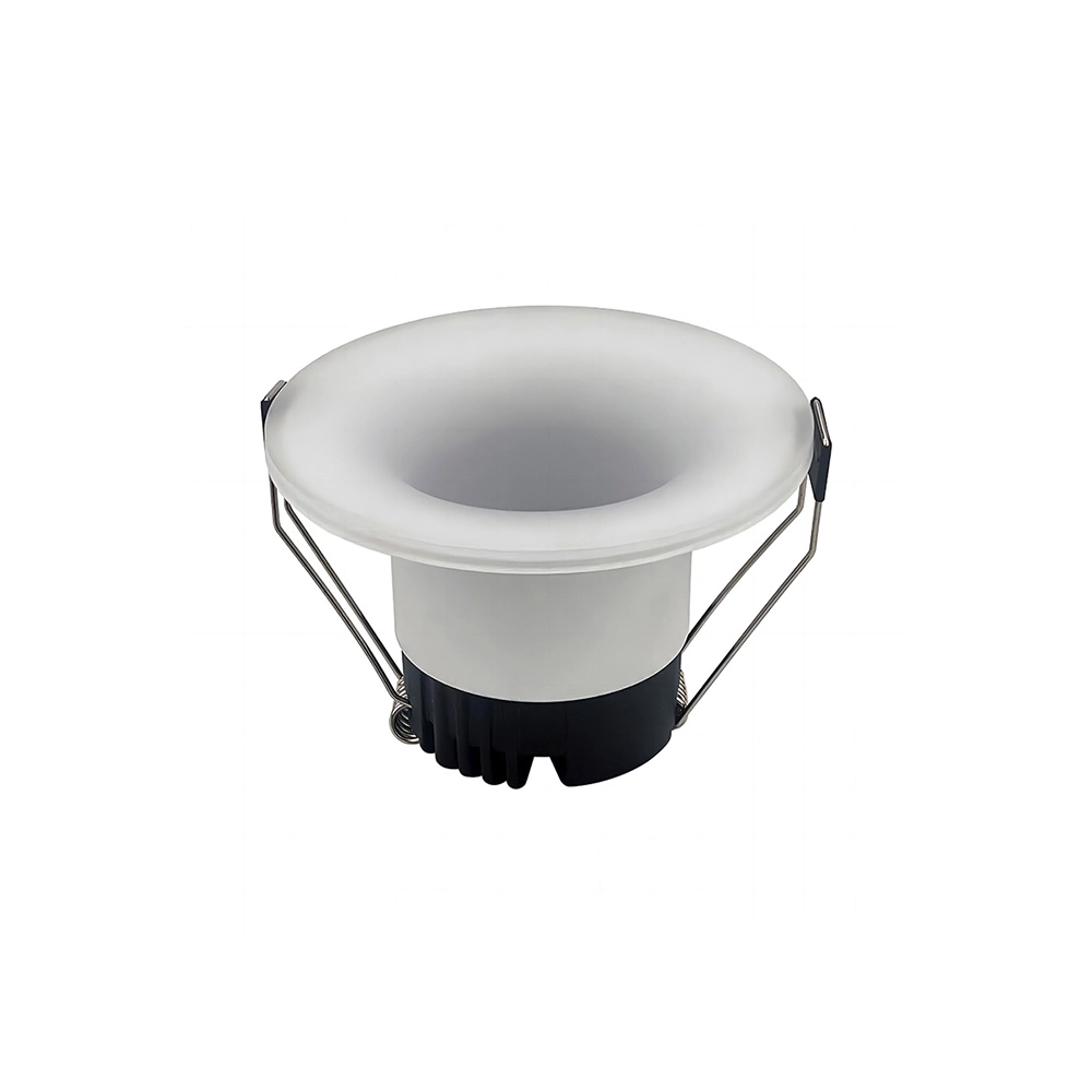 Spot De Embutir Nordecor Eton Mini Redondo Led Alto Irc 90 7w Bivolt Branco 3000k Luz Amarela 6548