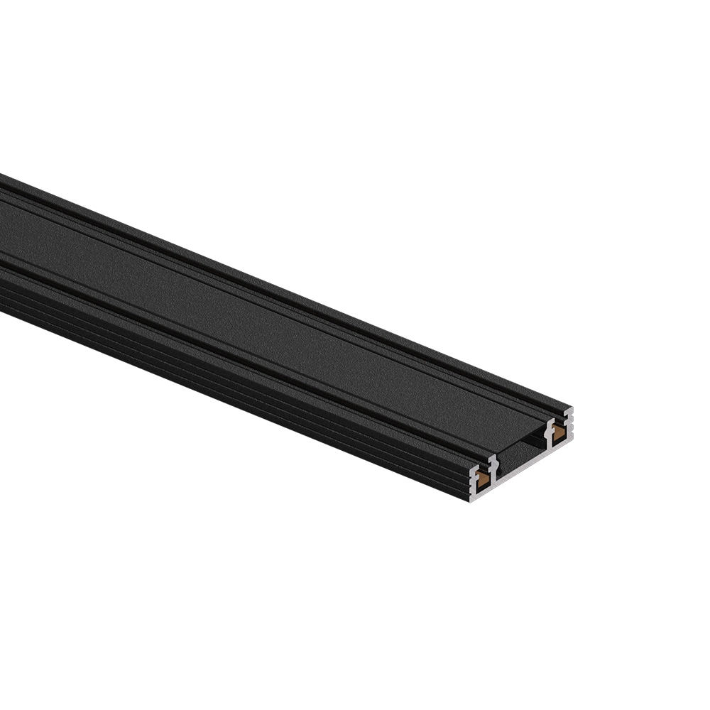Trilho Magnético De Sobrepor Nordecor Magnetic Track Kay 6565 Com 2 Metros Preto