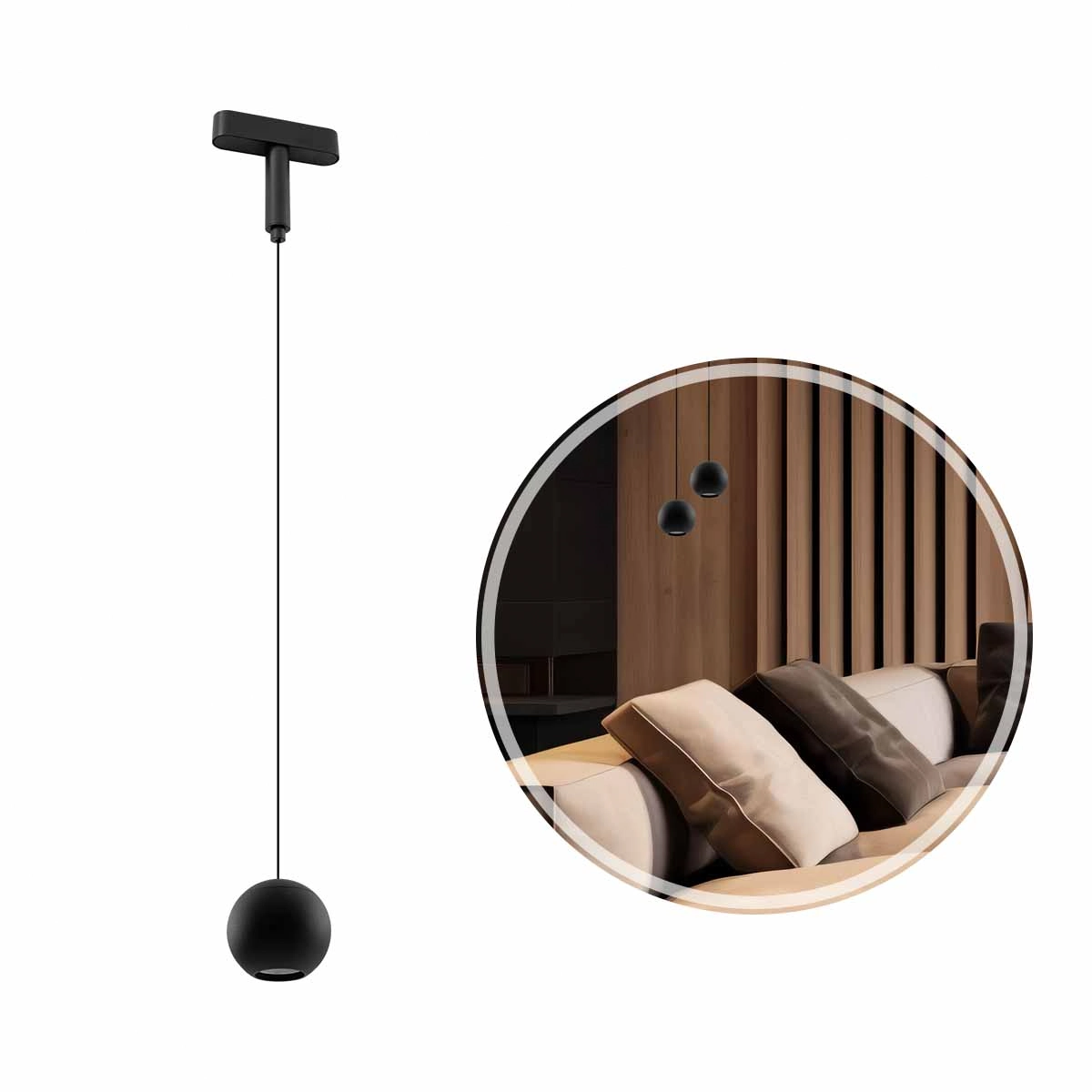 Pendente Led Magnético Kay Tez Br. Quente P/ Trilho 2844 Nordecor St3071