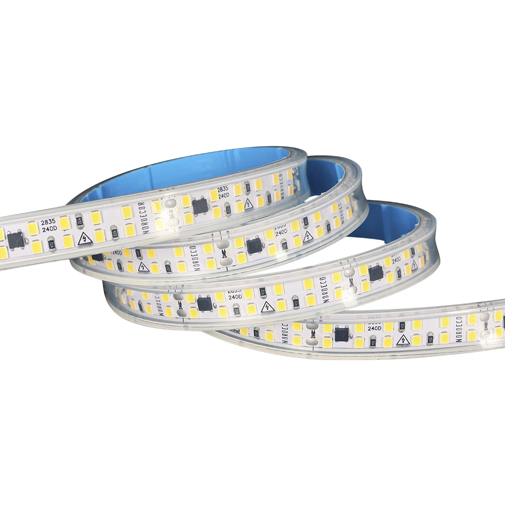 Fita De Led Nordecor Com 50 Metros Ip65 240leds/m 16w 220v 4000k Luz Neutra