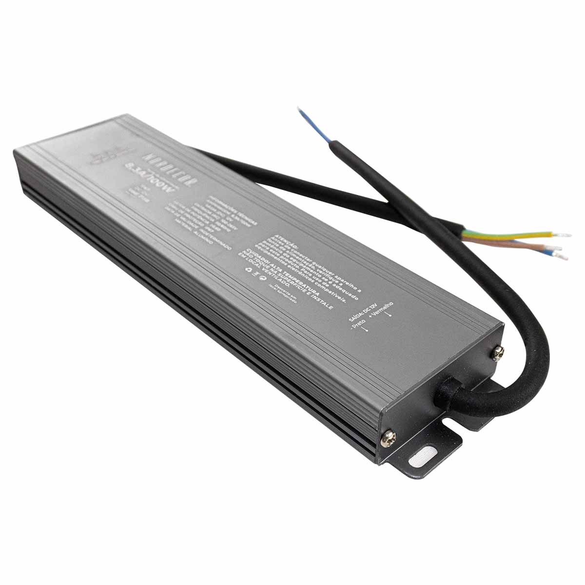 Fonte De Alimentação 12v Ip67 100w 8,3a Bivolt 7138 Nordecor St3123