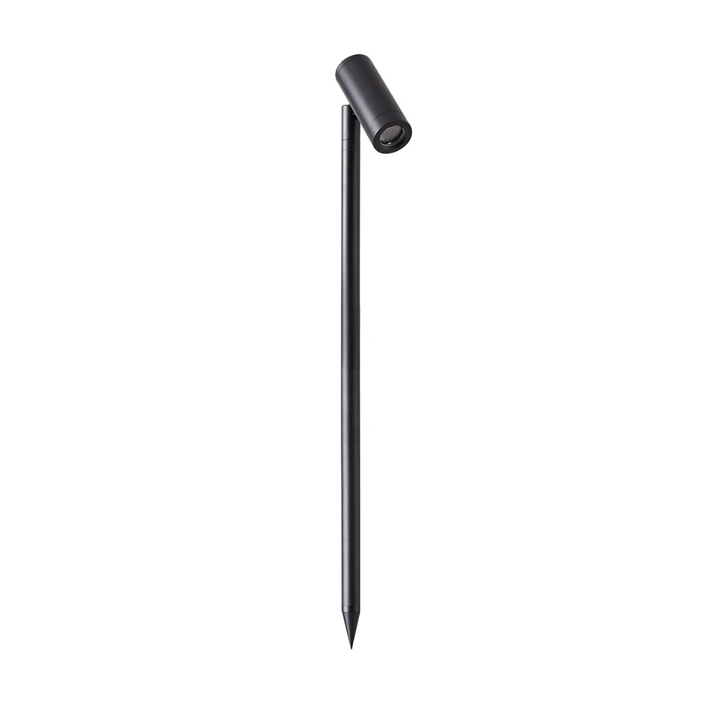 Espeto Para Jardim Nordecor Daya 6628 Led Alto Irc 97 7w Bivolt Preto 2700k - Luz Amarela