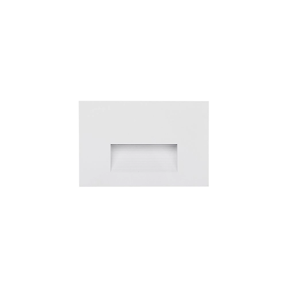 Balizador Nordecor De Embutir Maja Linn 2w Led Bivolt Branco - 3000k - Luz Amarela