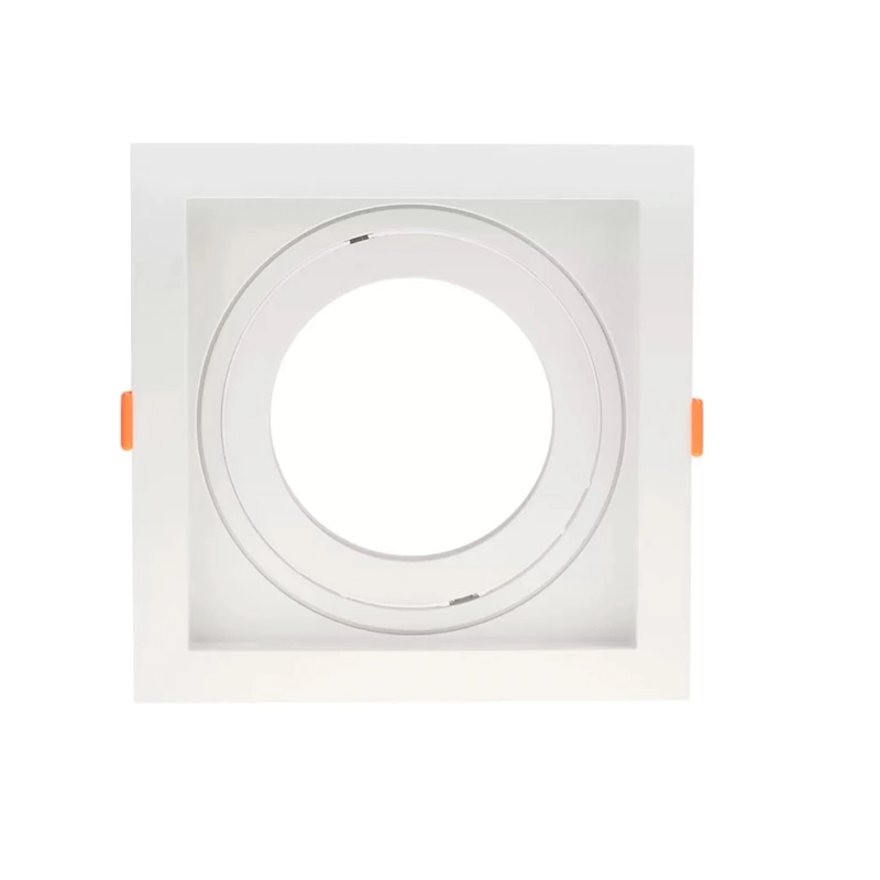 Spot Embutir Quadrado Loyo Recuado Clic Mv P/par30 Branco Abs-nordecor
