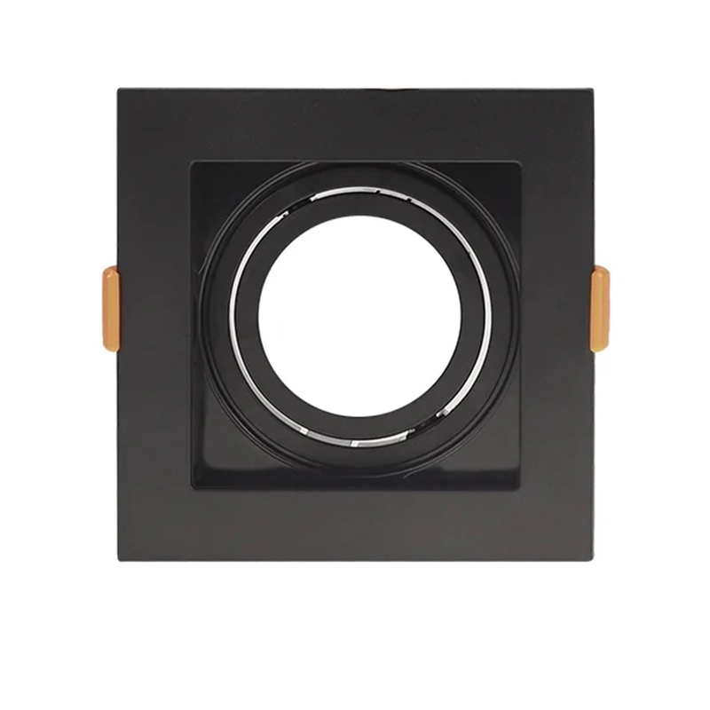 Spot Embutir Quadrado Loyo Recuado Clic Mv P/par30 Preto Abs-nordecor