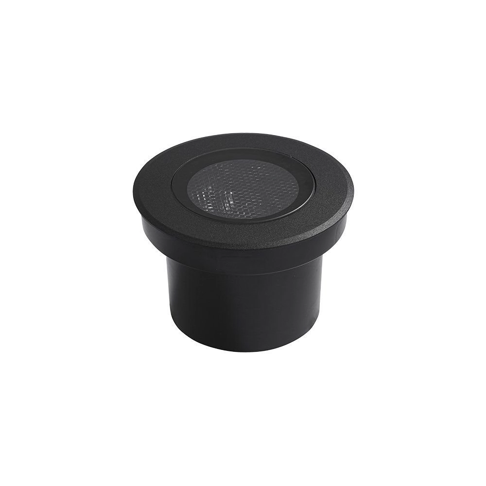 Embutido De Solo Led Nordecor Senf 6845 15w 12° Alto Irc 90 Bivolt Preto 2700k Luz Amarela