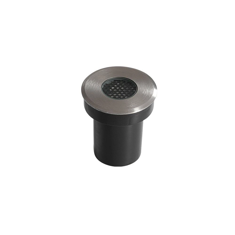 Embutido De Solo Led Nordecor Senf 6842 5w 12° Alto Irc 90 Bivolt Inox 2700k Luz Amarela