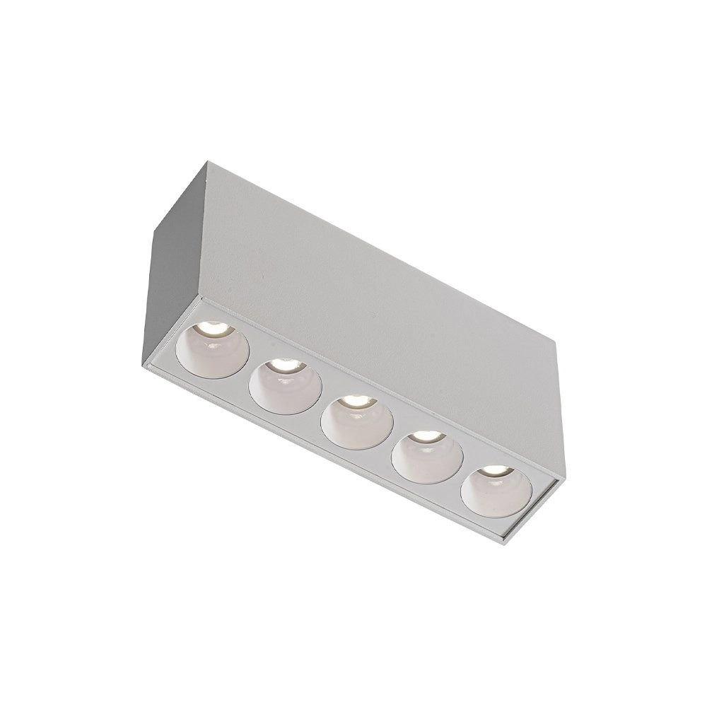 Spot De Sobrepor Nordecor Downlight Powerus Led 35° Alto Irc 90 10w Lente Branca - 3000k - Luz Amarela