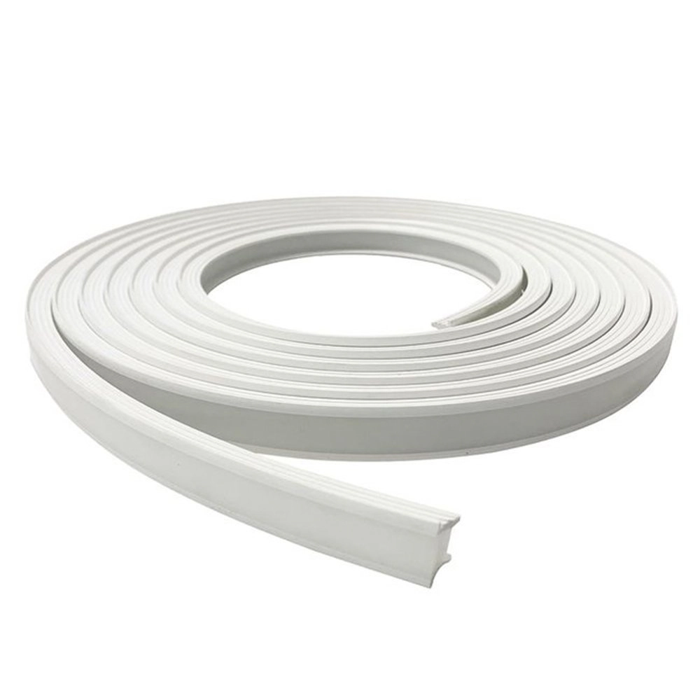 Perfil De Embutir Flexível Para Fita Led Nordecor 20mm Com 5 Metros Branco