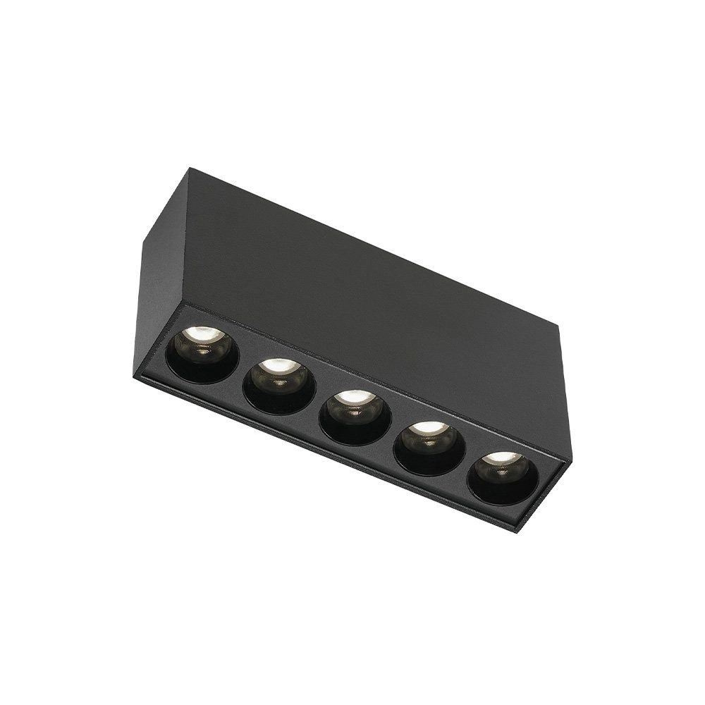 Spot De Sobrepor Nordecor Downlight Powerus Led Alto Irc 90 10w Bivolt Preto 4000k