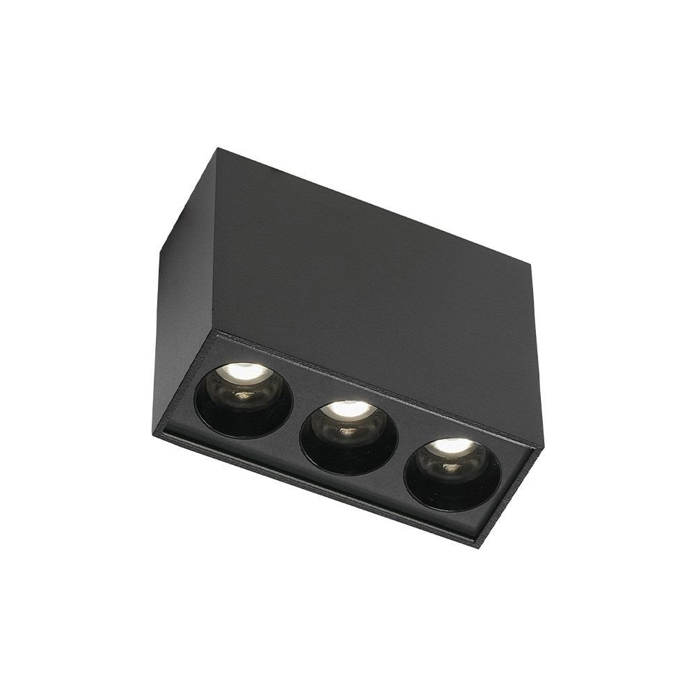 Spot De Sobrepor Nordecor Downlight Powerus Led Alto Irc 90 6w Bivolt Preto 4000k